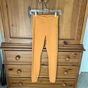 Lululemon Womens size 6 Instill HR Tight 28” Leggings Autumn Orange Yoga Workout